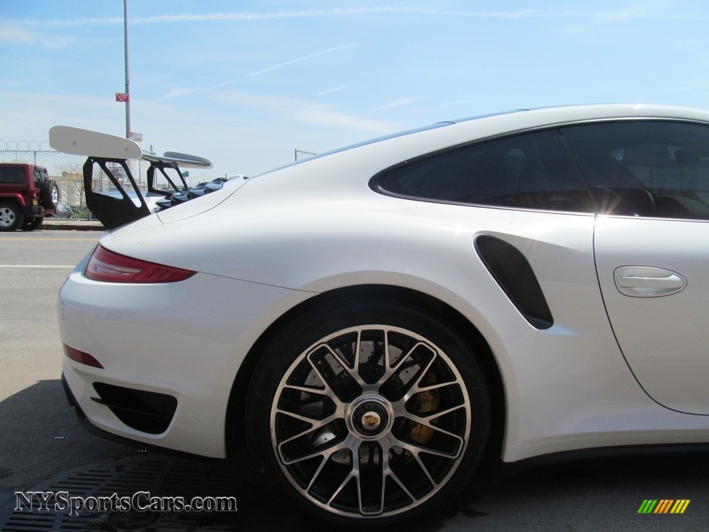 2014 911 Turbo S Coupe - White / Black photo #15