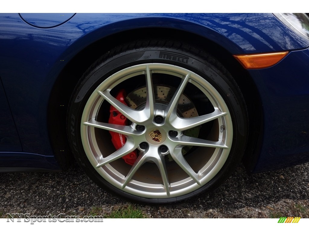 2013 911 Carrera 4S Coupe - Aqua Blue Metallic / Black photo #9