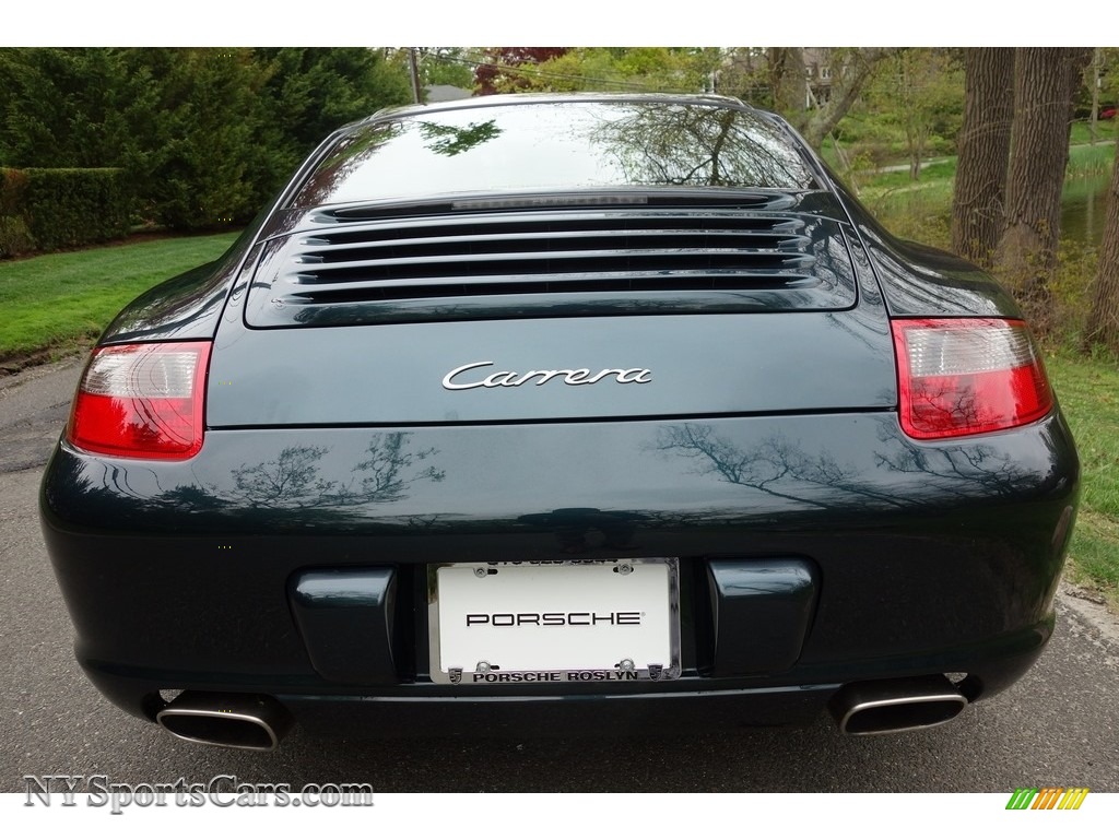 2005 911 Carrera Coupe - Dark Teal Metallic / Stone Grey photo #5