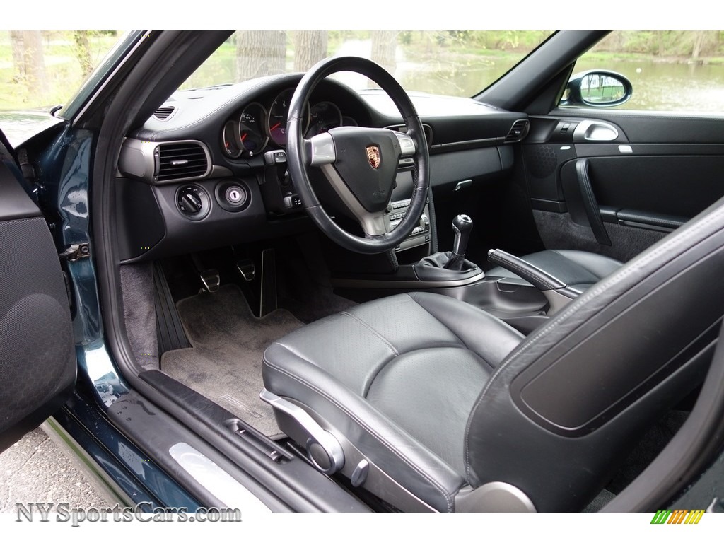 2005 911 Carrera Coupe - Dark Teal Metallic / Stone Grey photo #10