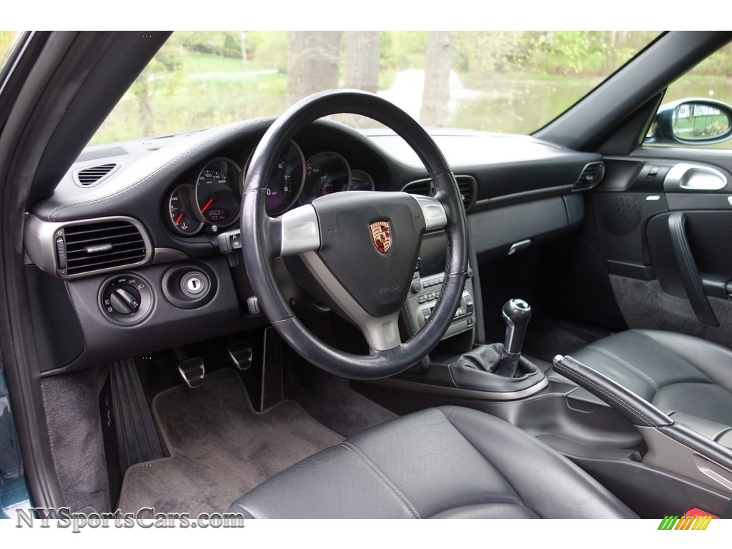 2005 911 Carrera Coupe - Dark Teal Metallic / Stone Grey photo #19