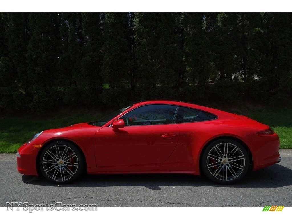 2016 911 Carrera 4S Coupe - Guards Red / Black photo #3