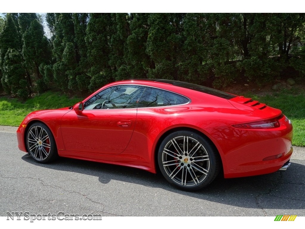 2016 911 Carrera 4S Coupe - Guards Red / Black photo #4