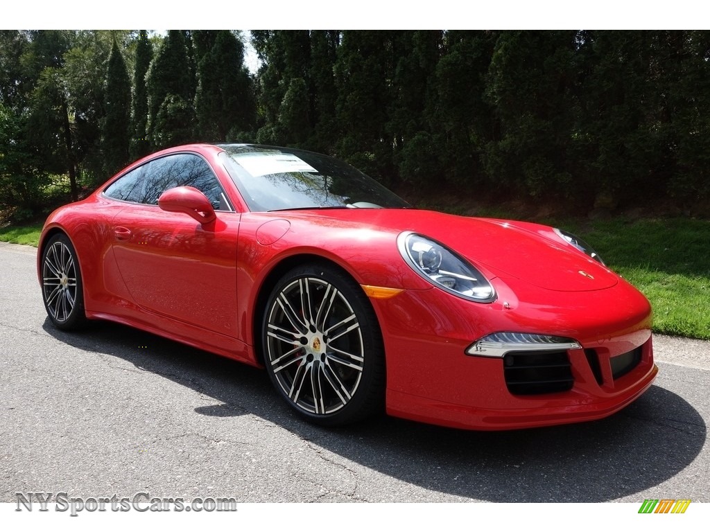 2016 911 Carrera 4S Coupe - Guards Red / Black photo #6
