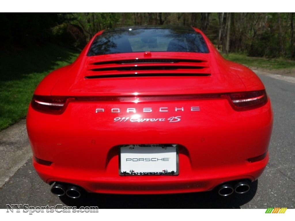 2016 911 Carrera 4S Coupe - Guards Red / Black photo #9