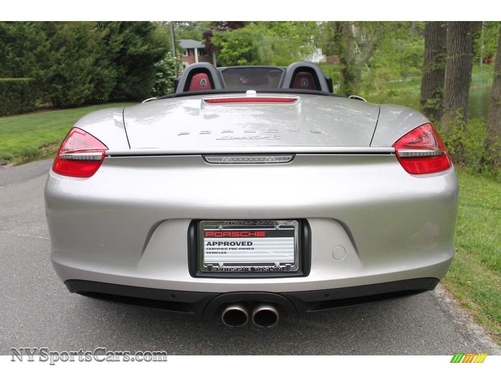 2013 Boxster S - Platinum Silver Metallic / Carrera Red Natural Leather photo #5
