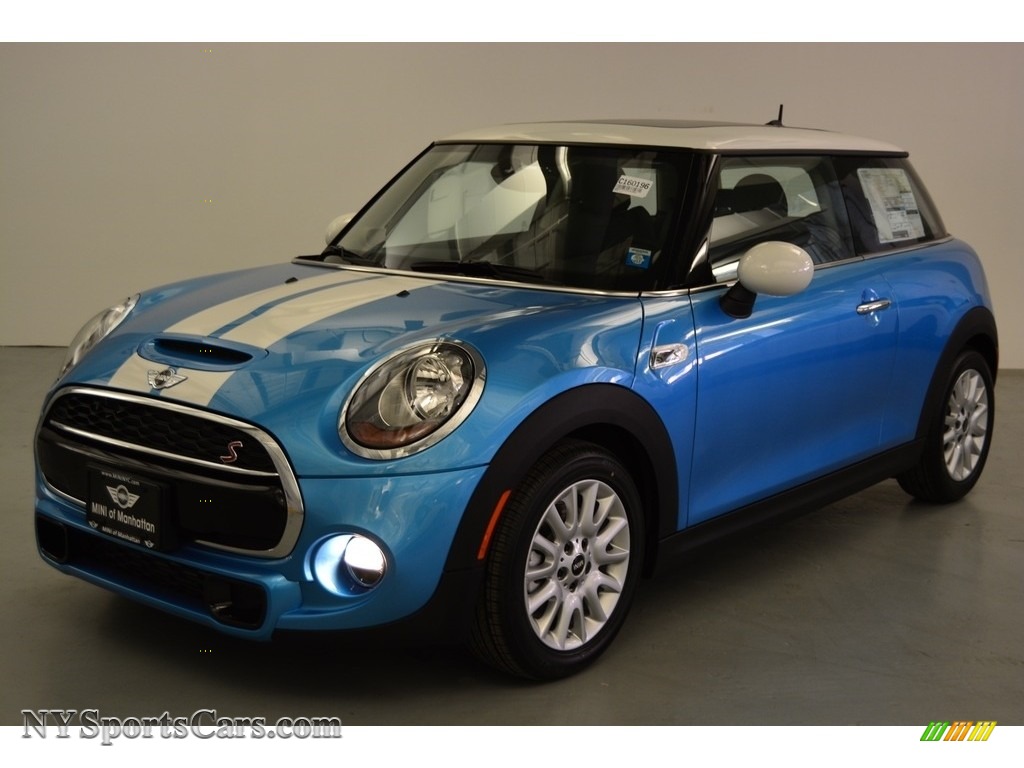 2016 Hardtop Cooper S 2 Door - Electric Blue Metallic / Carbon Black photo #1