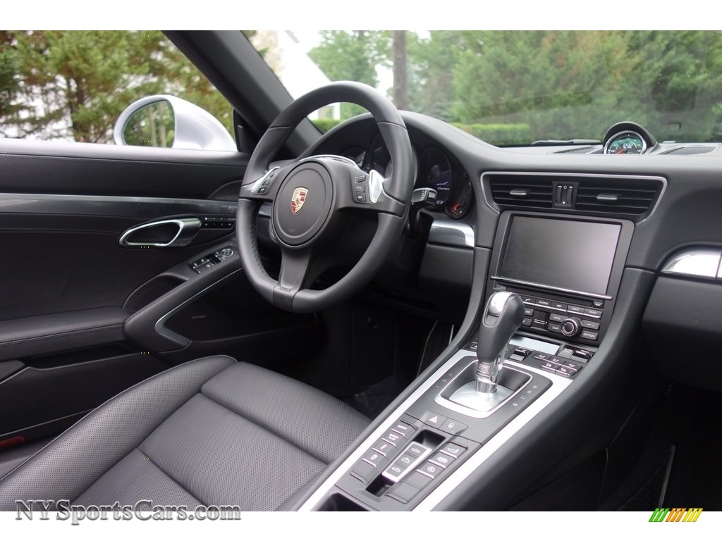 2014 911 Carrera 4S Cabriolet - Rhodium Silver Metallic / Black photo #15