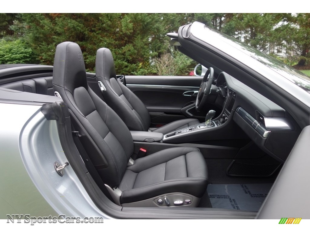 2014 911 Carrera 4S Cabriolet - Rhodium Silver Metallic / Black photo #16