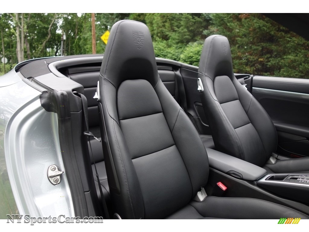2014 911 Carrera 4S Cabriolet - Rhodium Silver Metallic / Black photo #17