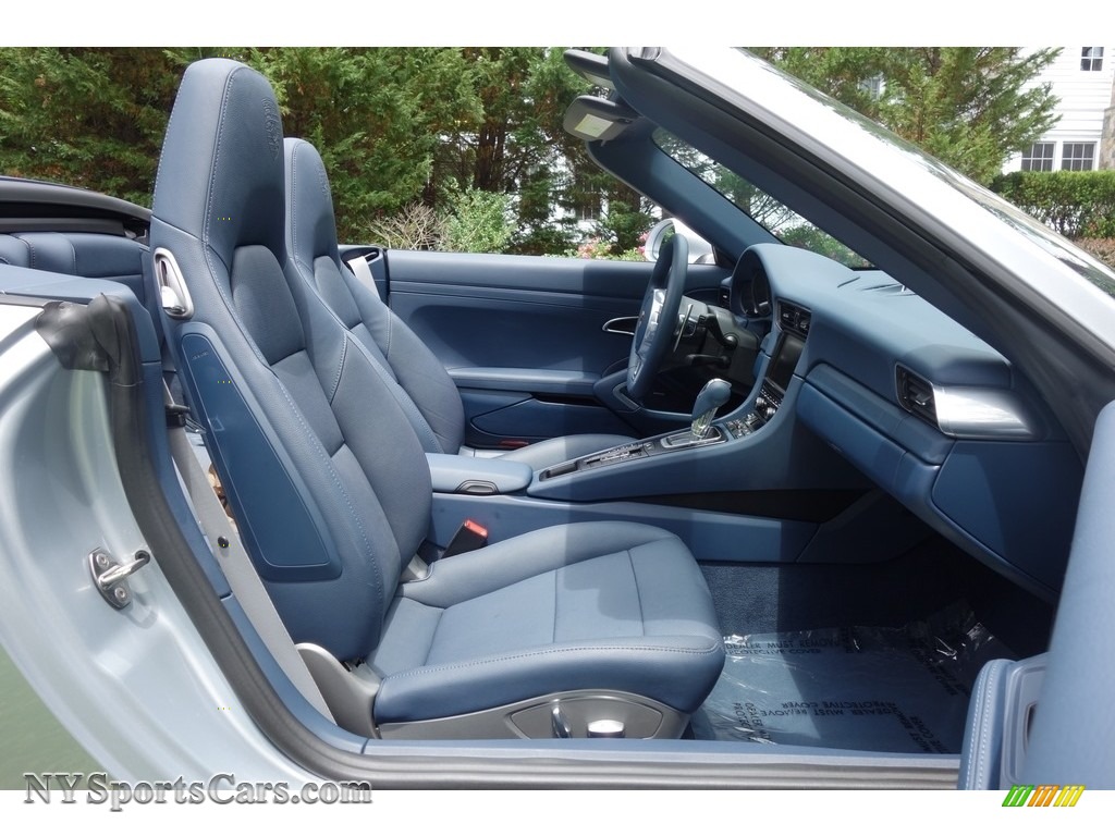 2014 911 Carrera Cabriolet - Rhodium Silver Metallic / Yachting Blue photo #17