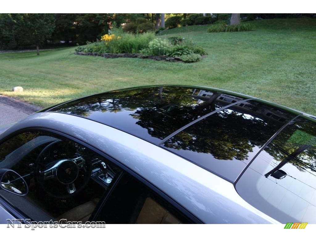 2014 911 Turbo Coupe - GT Silver Metallic / Espresso/Cognac Natural Leather photo #9