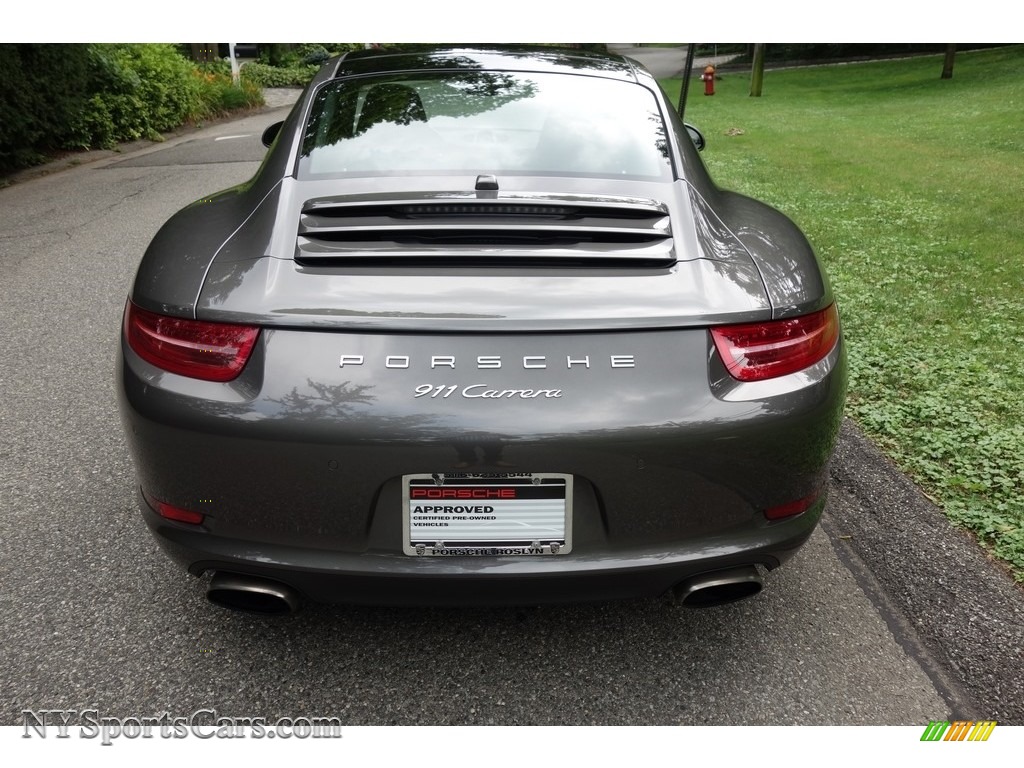 2014 911 Carrera Coupe - Agate Grey Metallic / Black photo #5