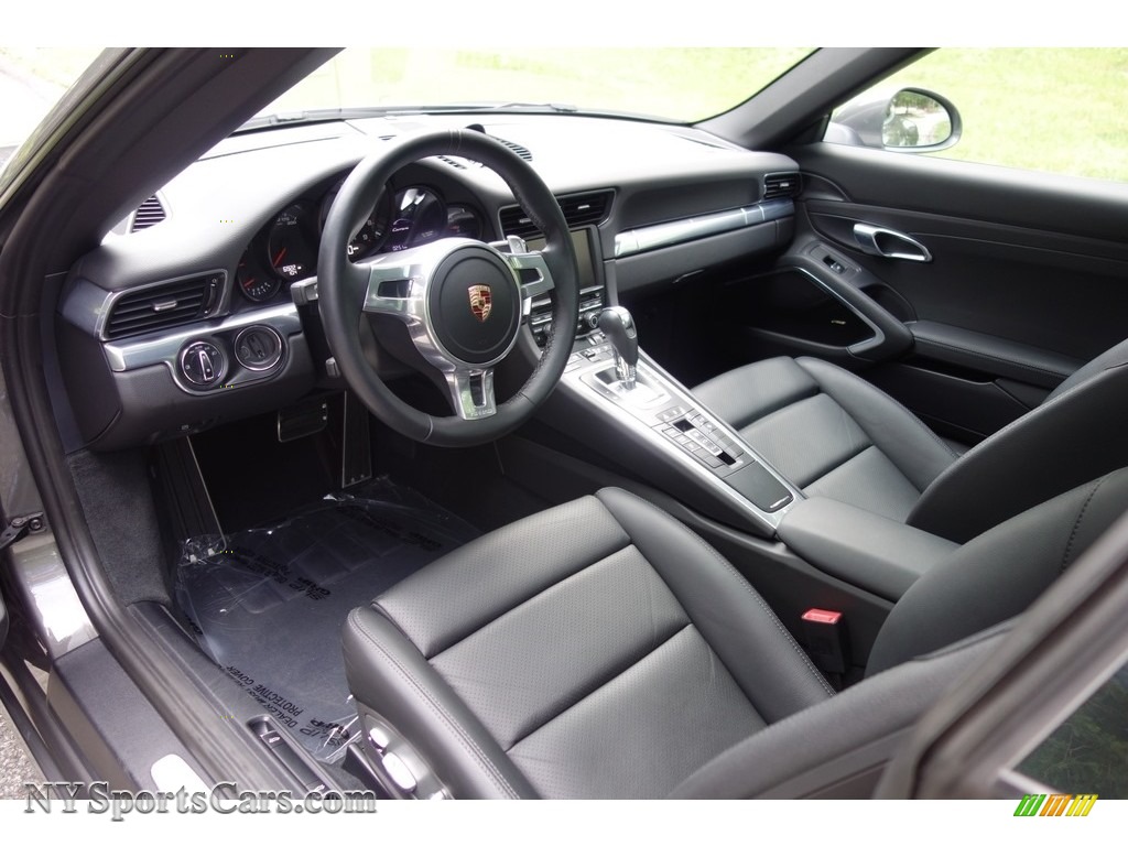 2014 911 Carrera Coupe - Agate Grey Metallic / Black photo #10