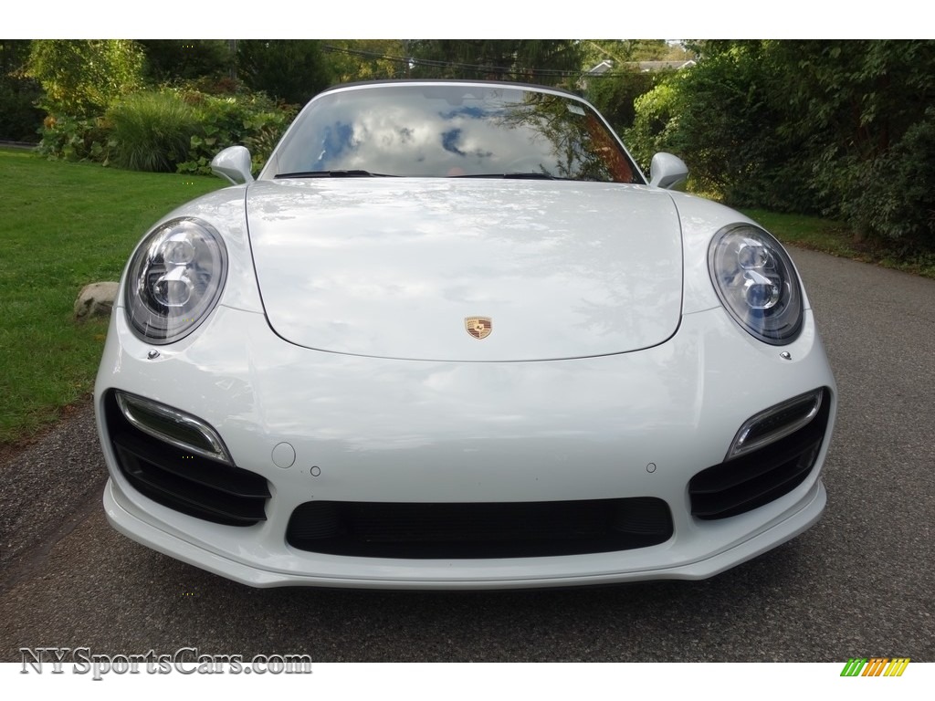 2014 911 Turbo Cabriolet - White / Carrera Red Natural Leather photo #2