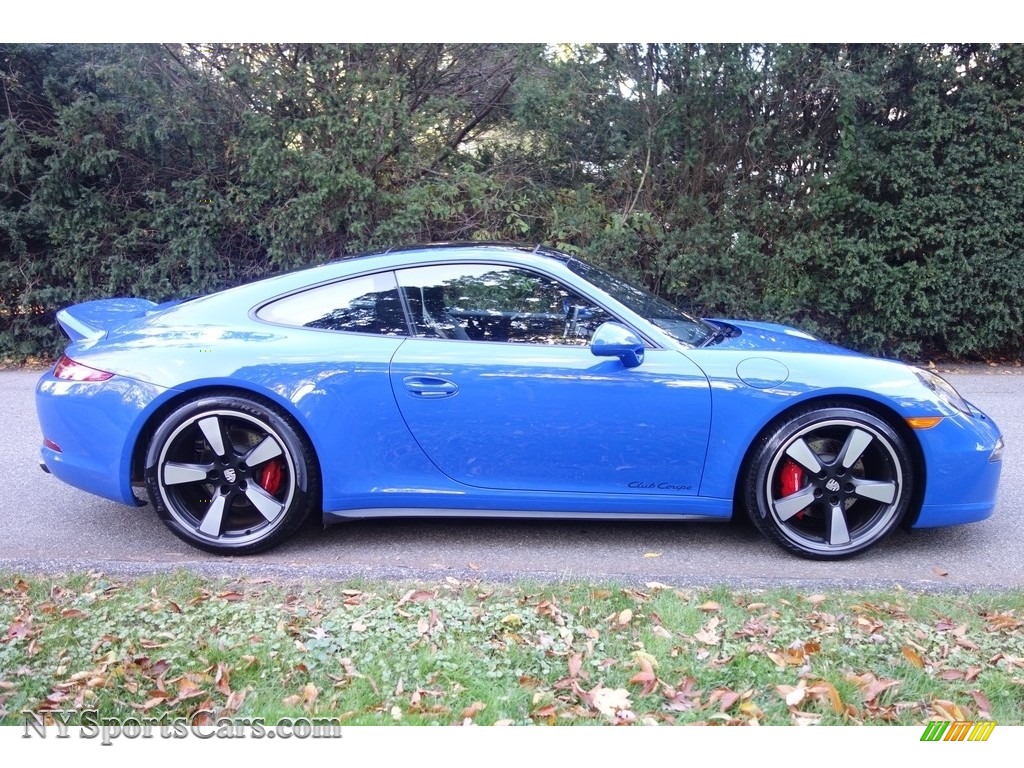 2016 911 GTS Club Coupe - Club Blau, Blue Paint to Sample / Black photo #7