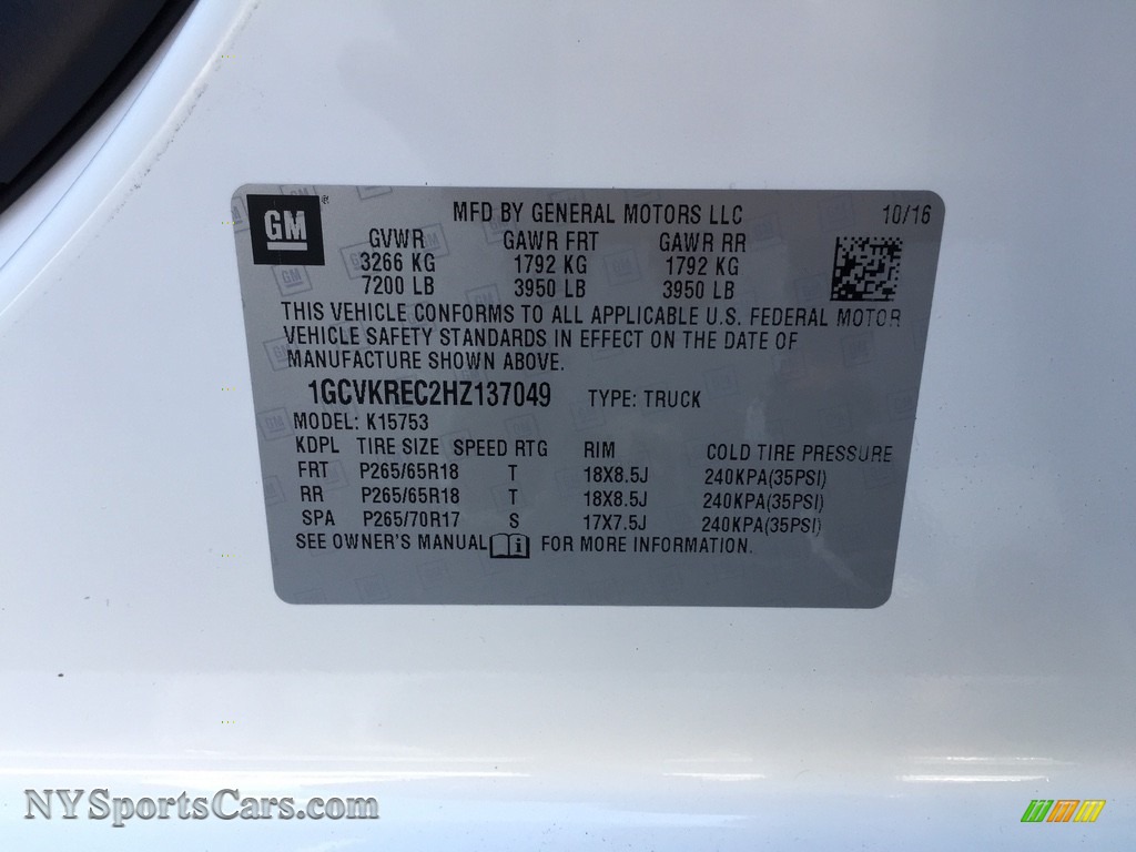 2017 Silverado 1500 LT Double Cab 4x4 - Summit White / Jet Black photo #12