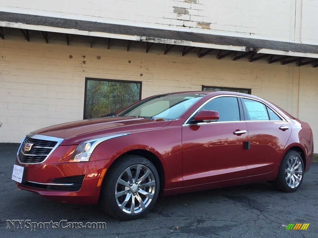 Red Obsession Tintcoat / Jet Black Cadillac ATS Luxury AWD
