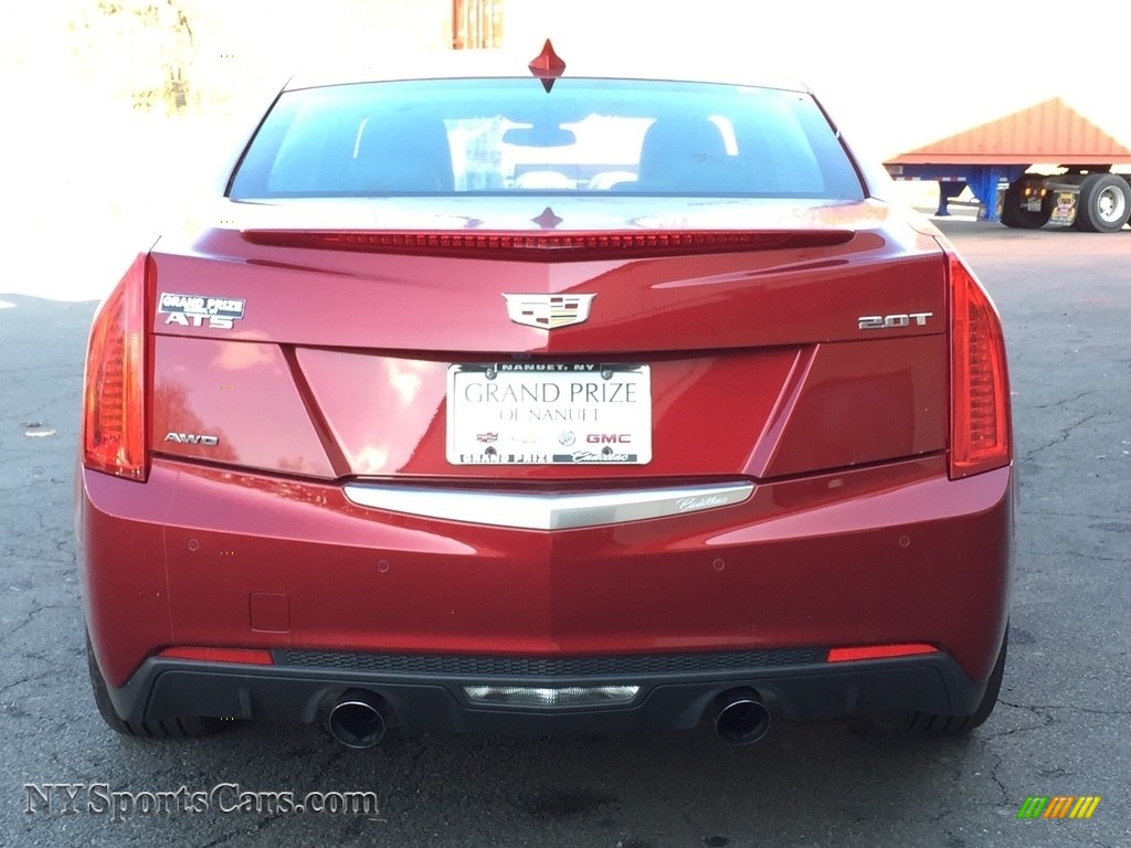 2017 ATS Luxury AWD - Red Obsession Tintcoat / Jet Black photo #5