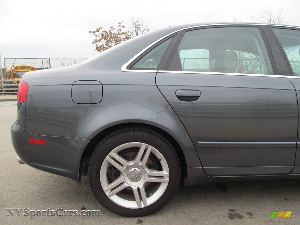 2007 A4 2.0T quattro Sedan - Quartz Gray Metallic / Beige photo #15