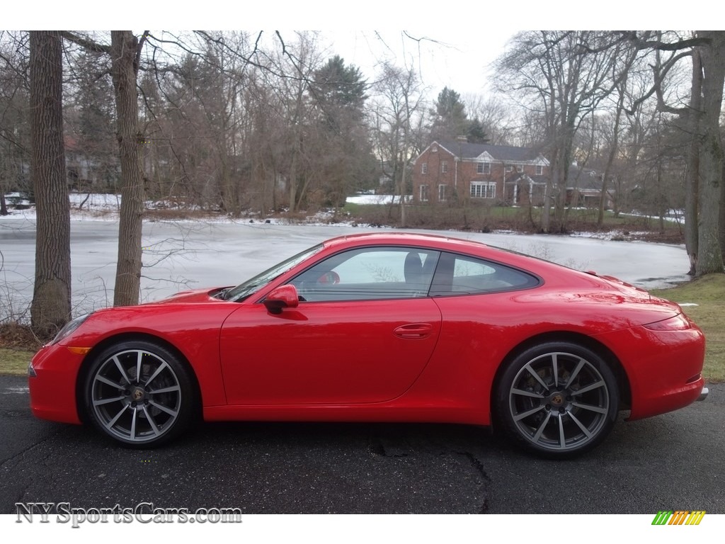 2014 911 Carrera Coupe - Guards Red / Black photo #3