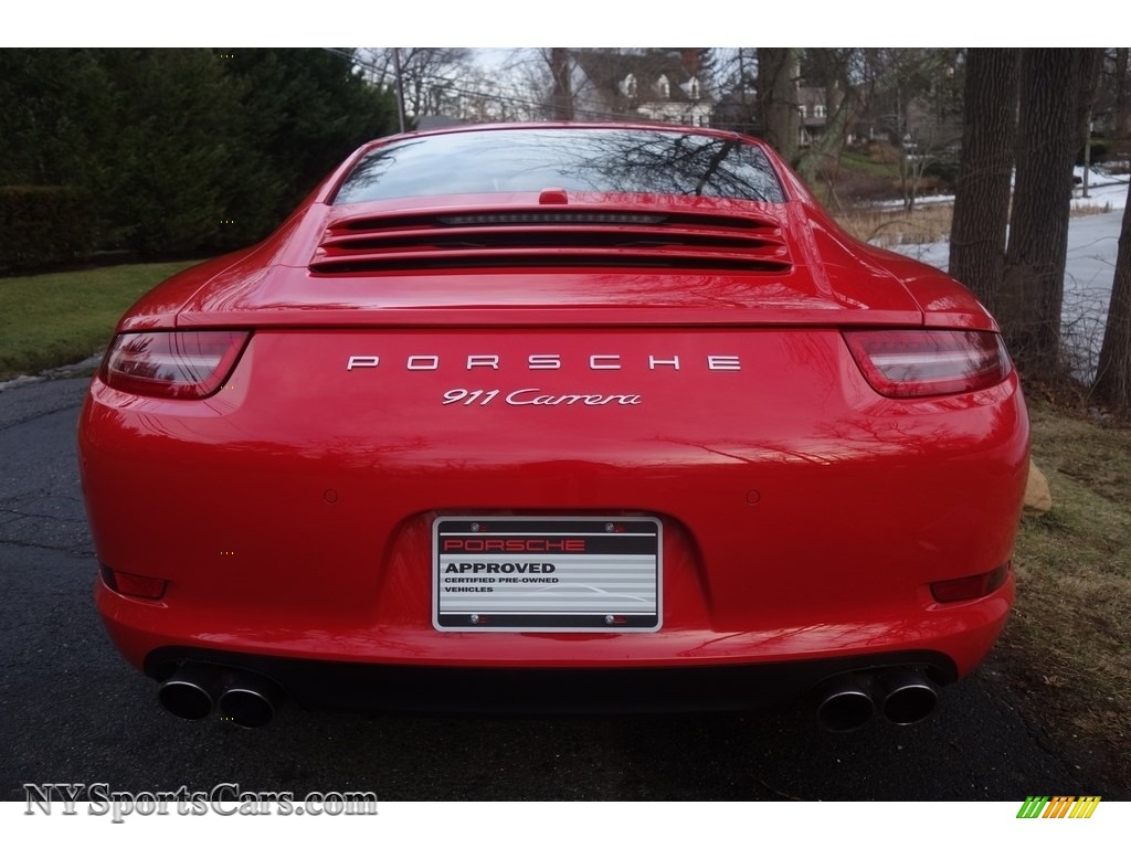 2014 911 Carrera Coupe - Guards Red / Black photo #5