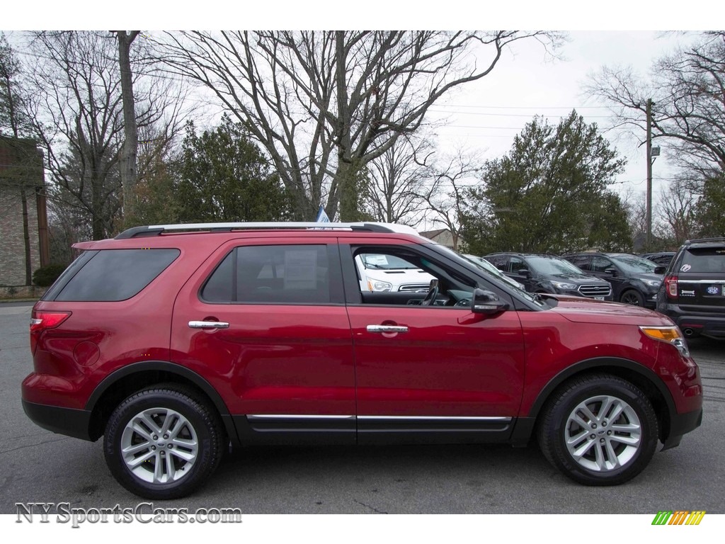 2014 Explorer XLT 4WD - Ruby Red / Charcoal Black photo #9