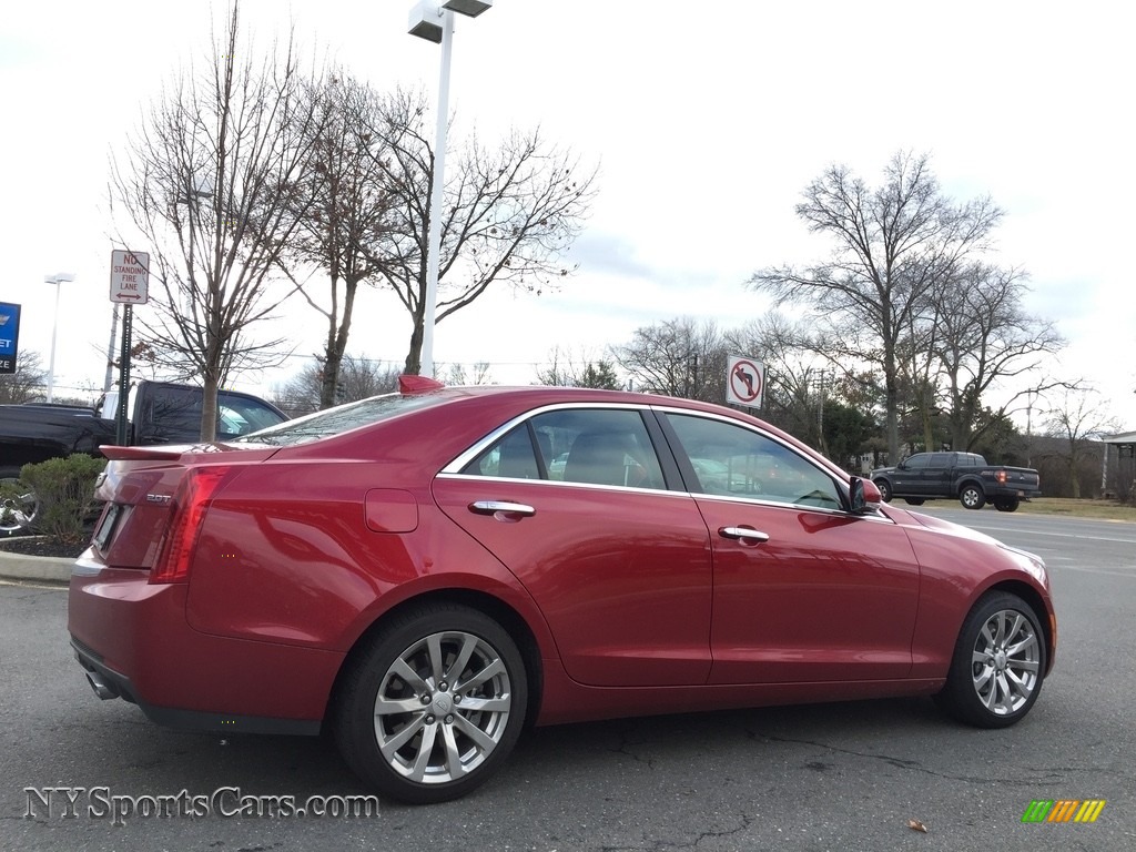 2017 ATS Luxury AWD - Red Obsession Tintcoat / Jet Black photo #5