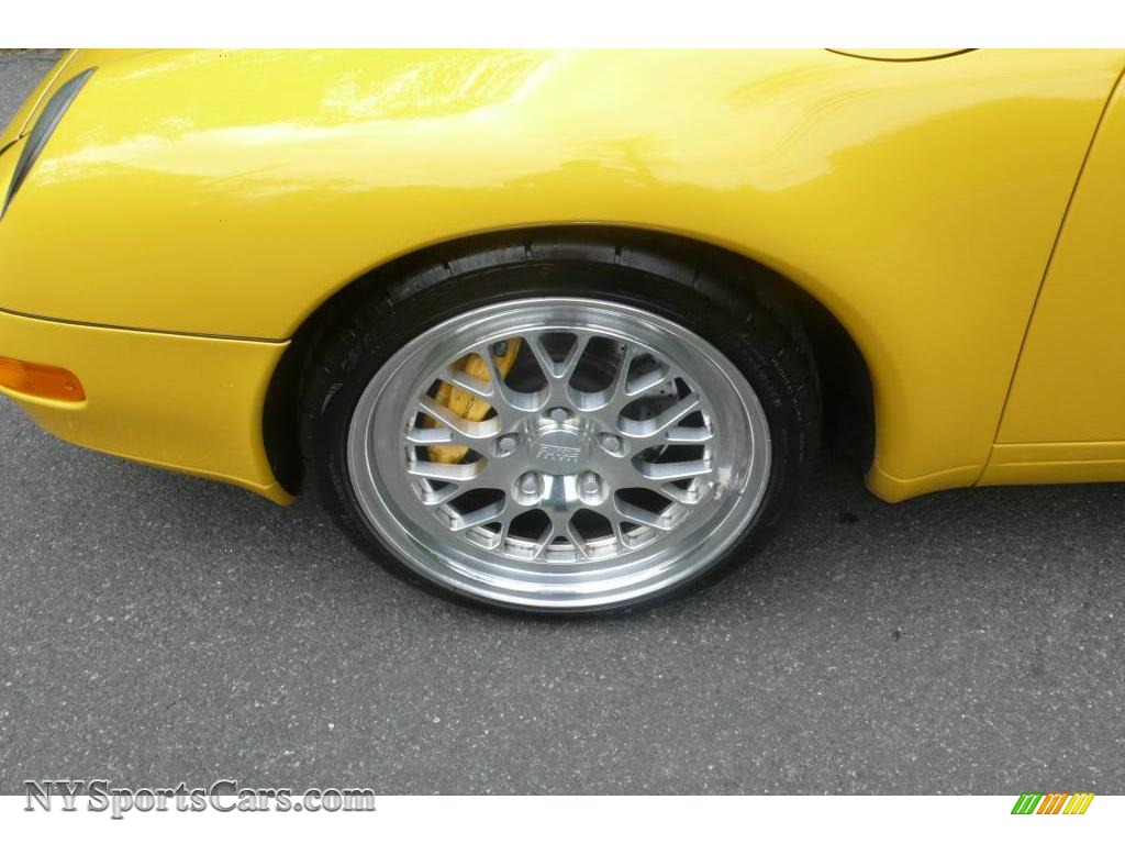 1995 911 Carrera Cabriolet - Speed Yellow / Black photo #10