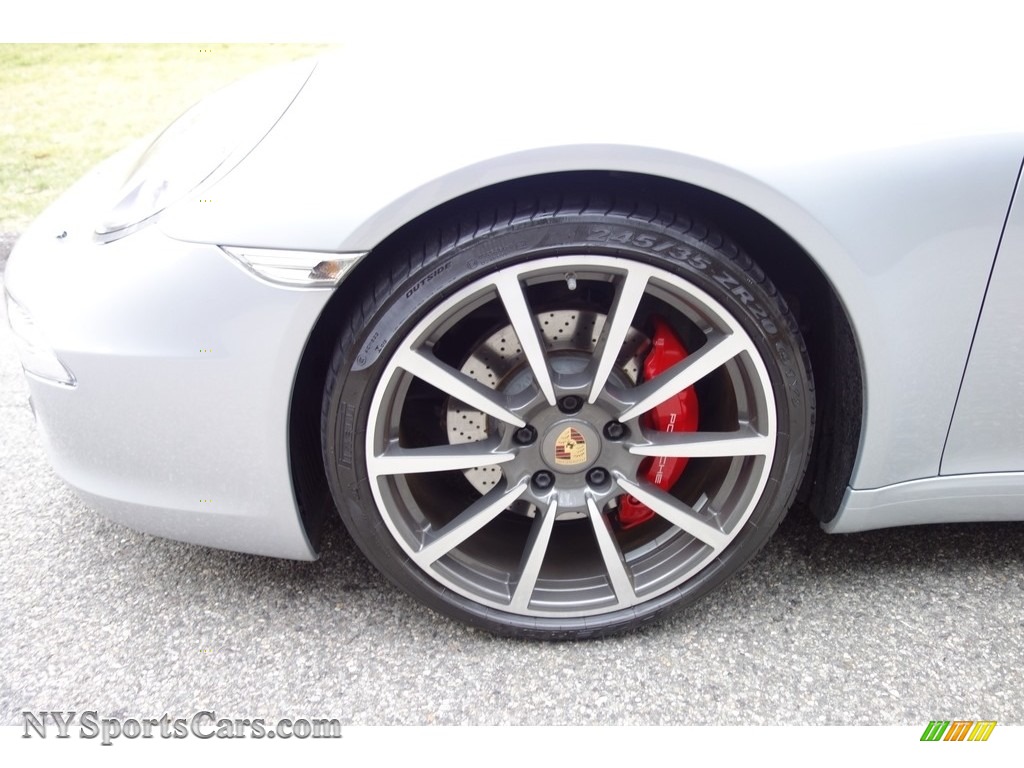 2014 911 Carrera S Coupe - Rhodium Silver Metallic / Black photo #11