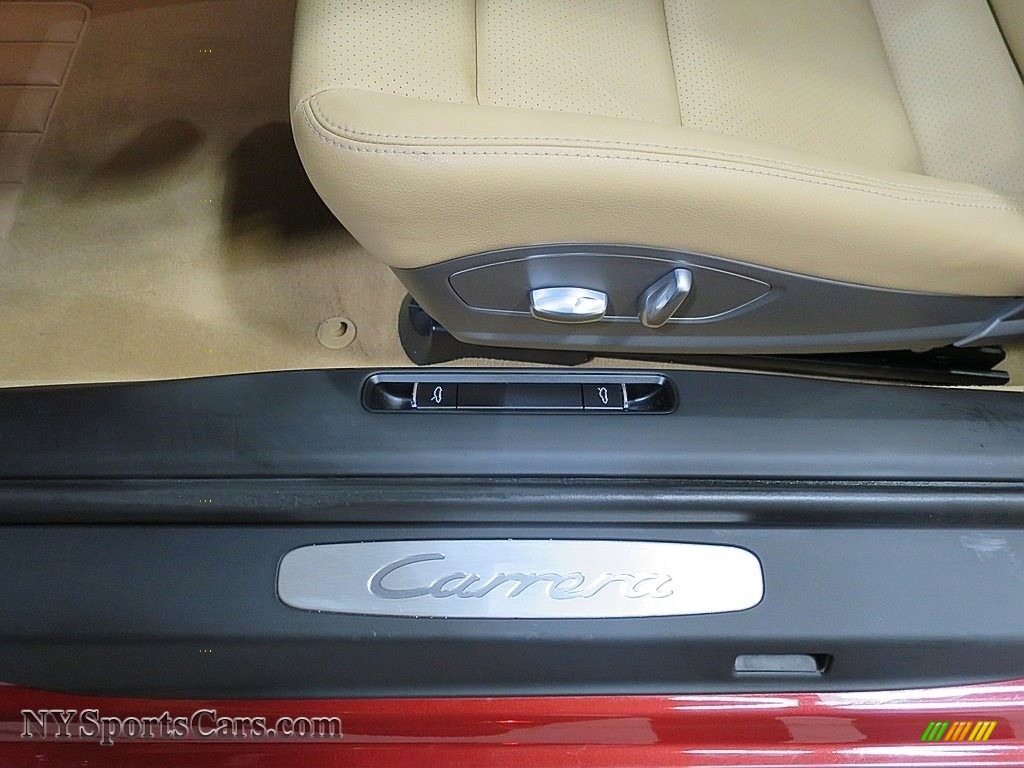 2013 911 Carrera Coupe - Amaranth Red Metallic / Luxor Beige photo #17