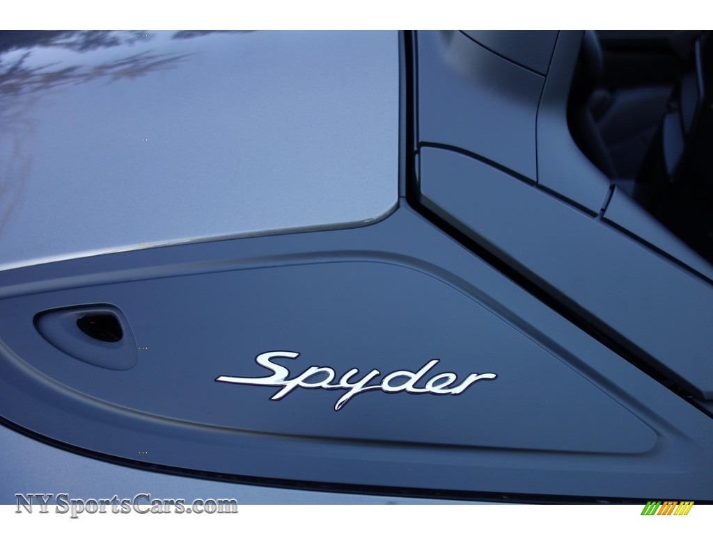 2016 Boxster Spyder - Agate Grey Metallic / Black photo #22
