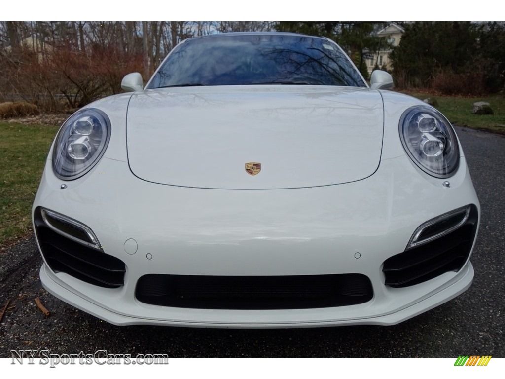 2014 911 Turbo S Coupe - White / Carrera Red Natural Leather photo #2