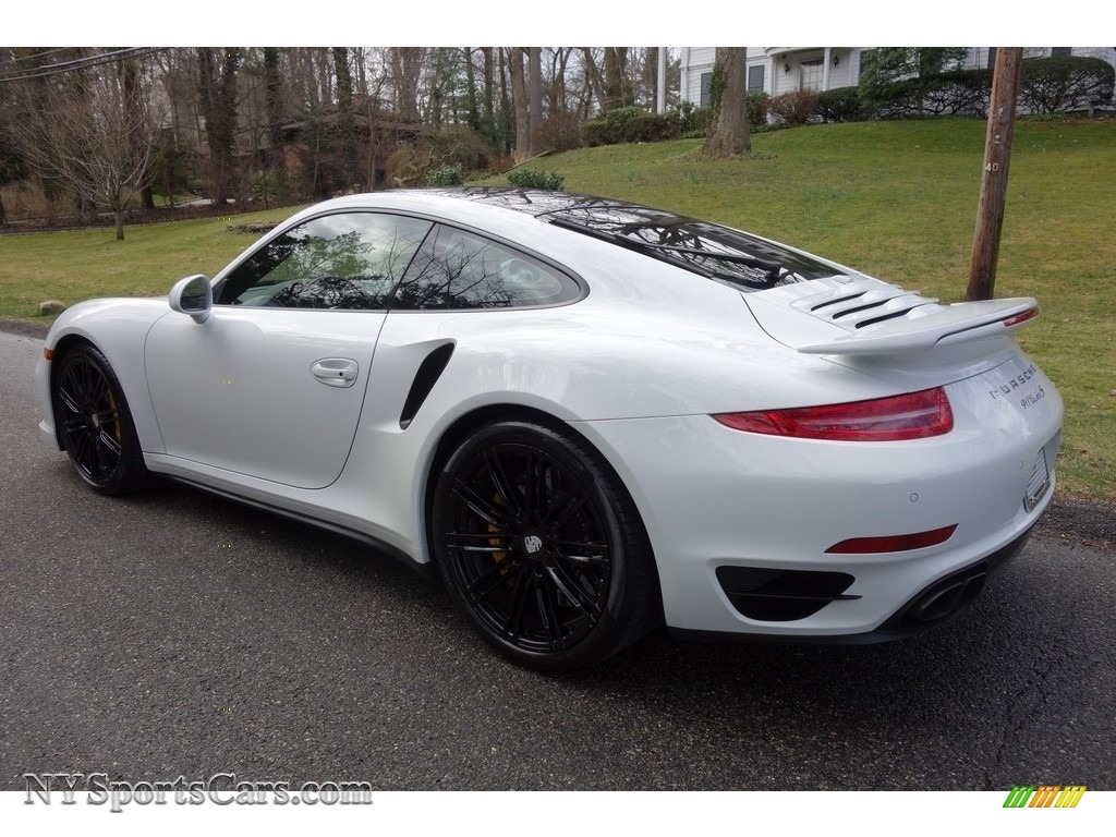 2014 911 Turbo S Coupe - White / Carrera Red Natural Leather photo #4