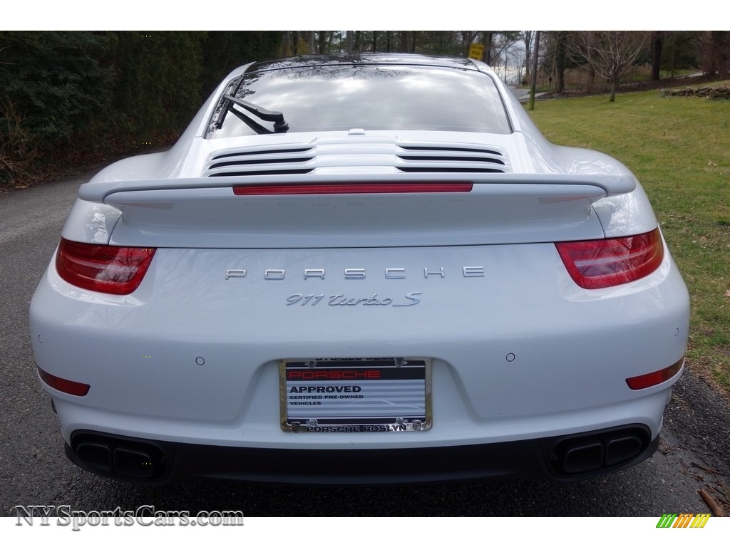 2014 911 Turbo S Coupe - White / Carrera Red Natural Leather photo #5