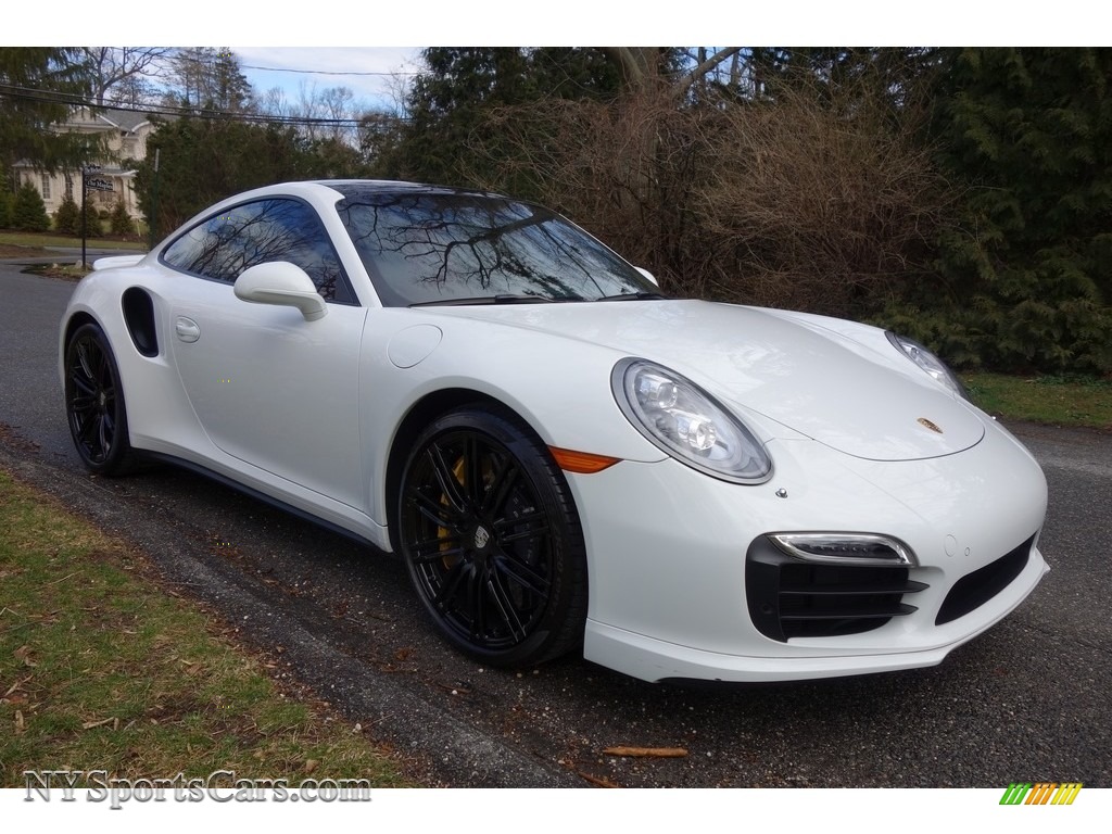 2014 911 Turbo S Coupe - White / Carrera Red Natural Leather photo #8