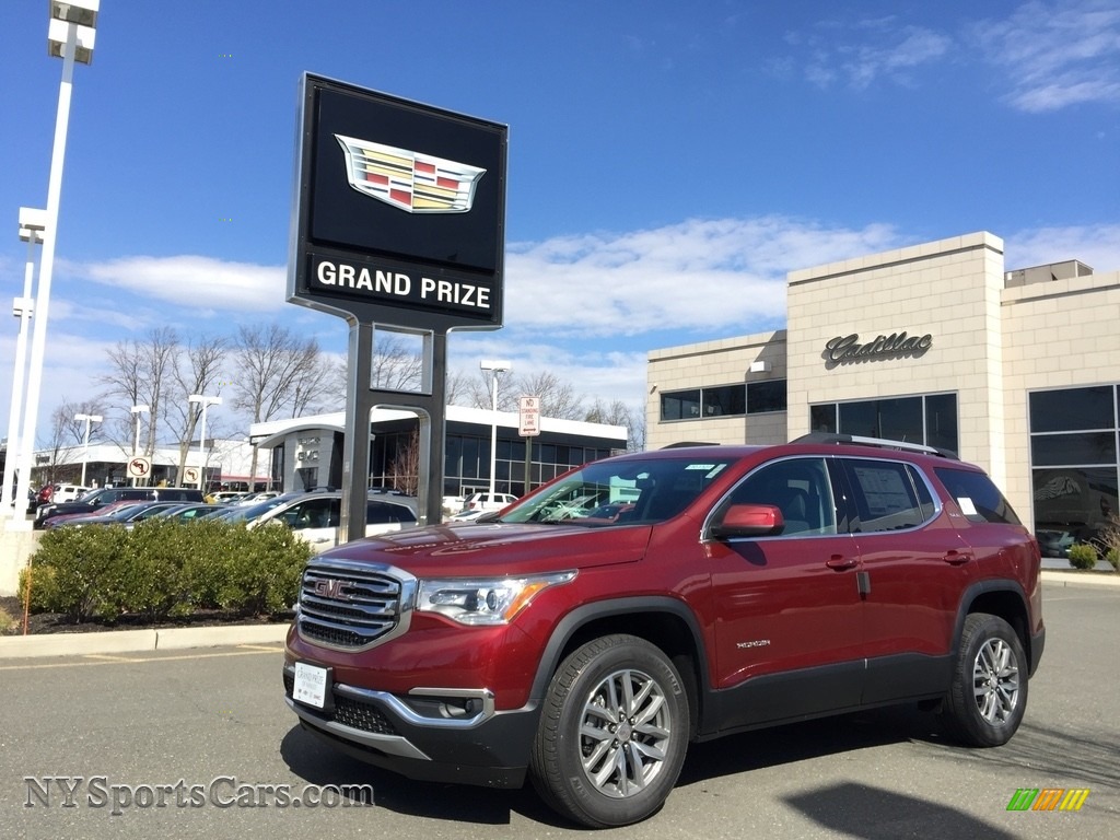 Crimson Red Tintcoat / Jet Black GMC Acadia SLE AWD