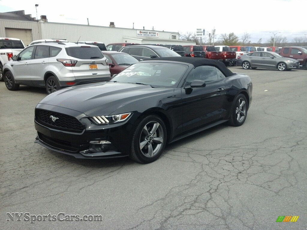 2016 Mustang V6 Convertible - Shadow Black / Ebony photo #3