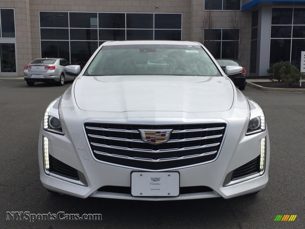 2017 CTS Luxury AWD - Crystal White Tricoat / Light Platinum w/Jet Black Accents photo #2