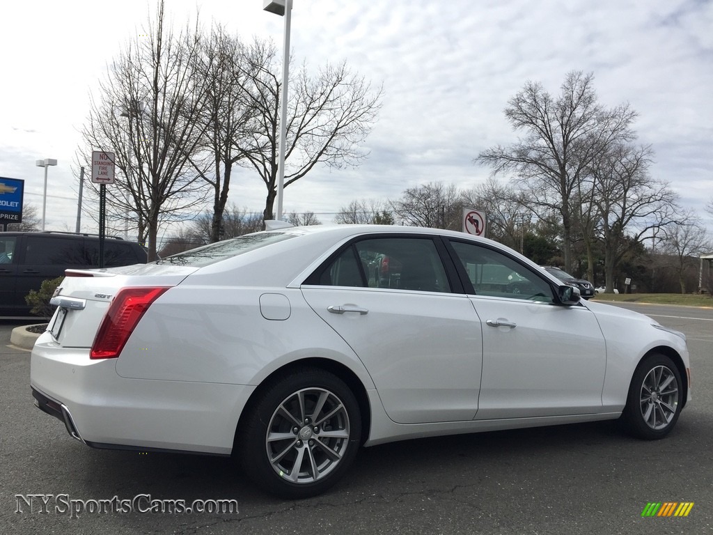 2017 CTS Luxury AWD - Crystal White Tricoat / Light Platinum w/Jet Black Accents photo #4