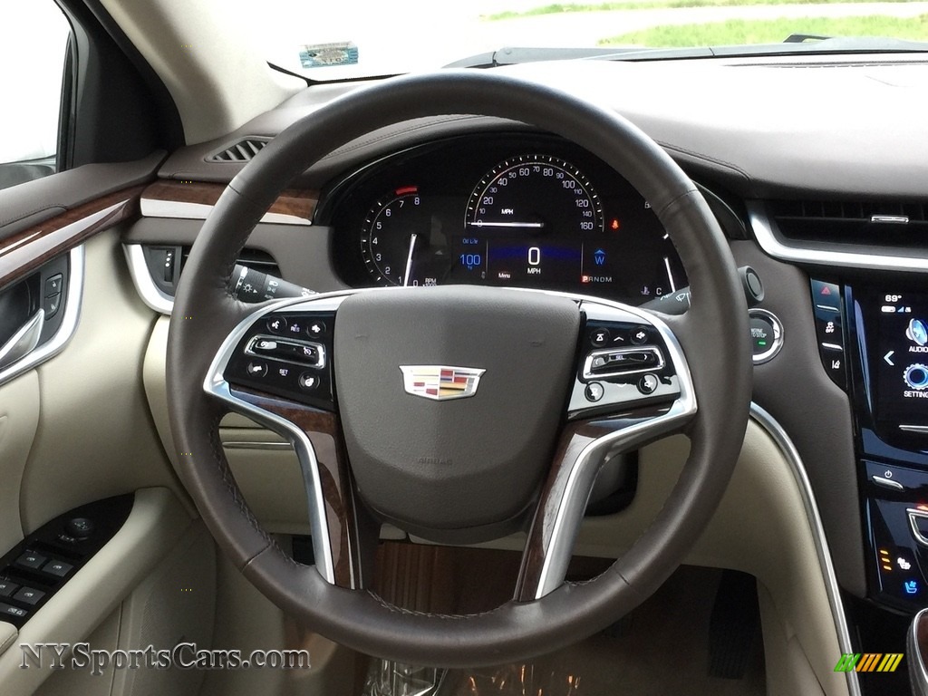 2017 XTS Luxury AWD - Crystal White Tricoat / Shale w/Cocoa Accents photo #12