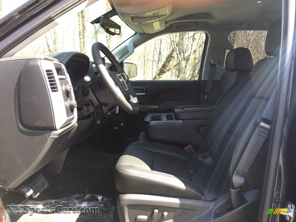 2017 Sierra 1500 SLT Double Cab 4WD - Onyx Black / Jet Black photo #9