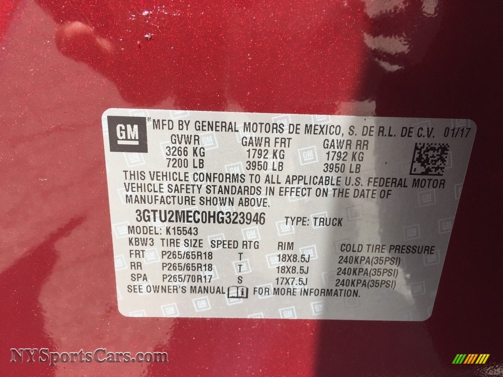 2017 Sierra 1500 SLE Crew Cab 4WD - Crimson Red Tintcoat / Jet Black photo #11
