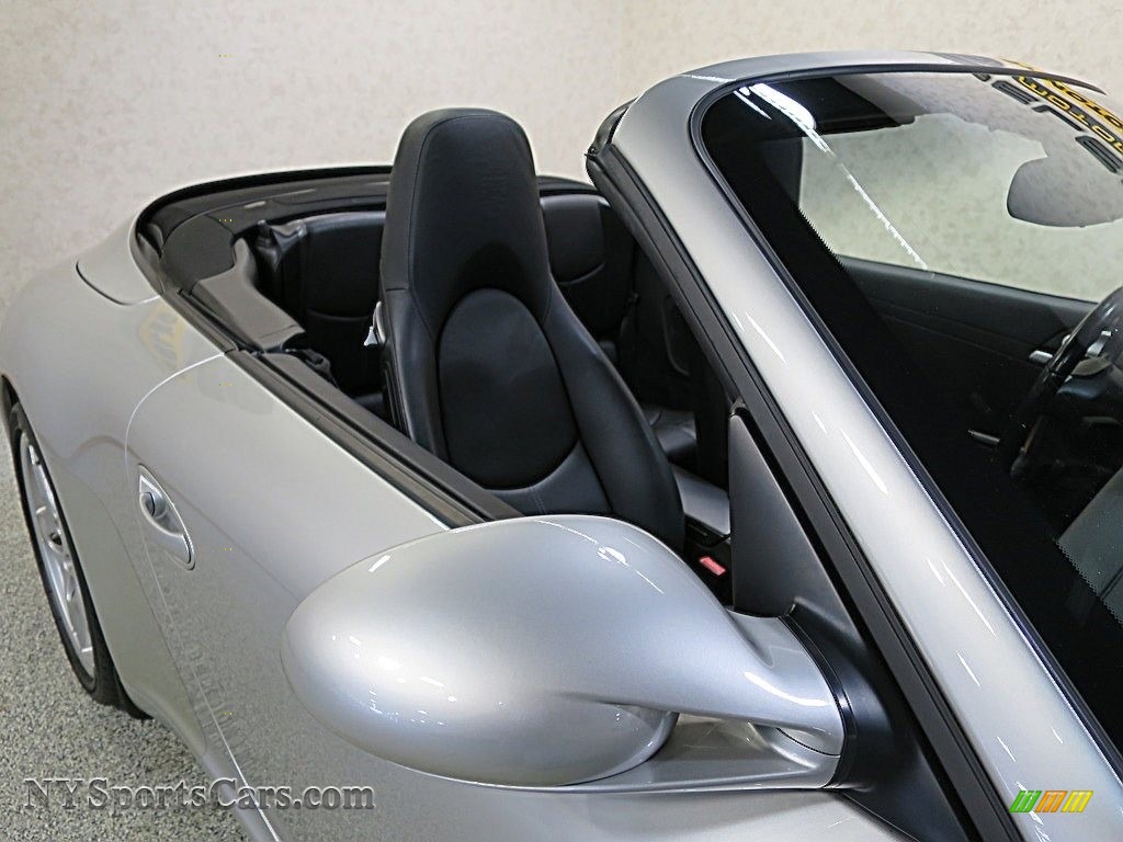 2006 911 Carrera S Cabriolet - Arctic Silver Metallic / Black photo #16