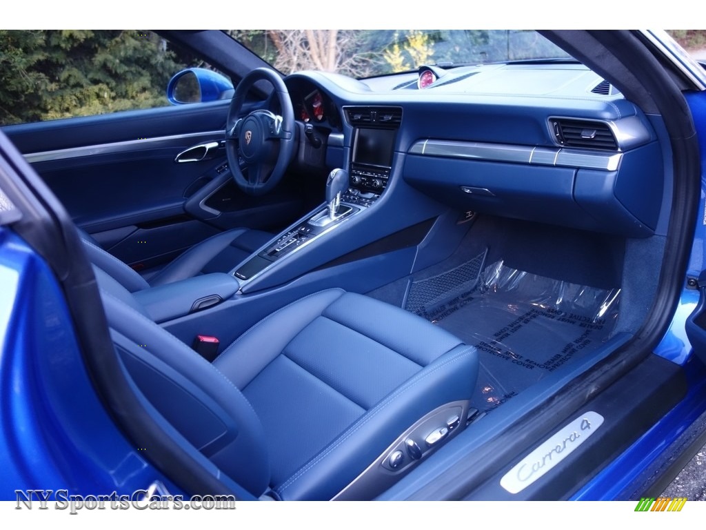 2015 911 Carrera 4 Coupe - Sapphire Blue Metallic / Yachting Blue photo #14