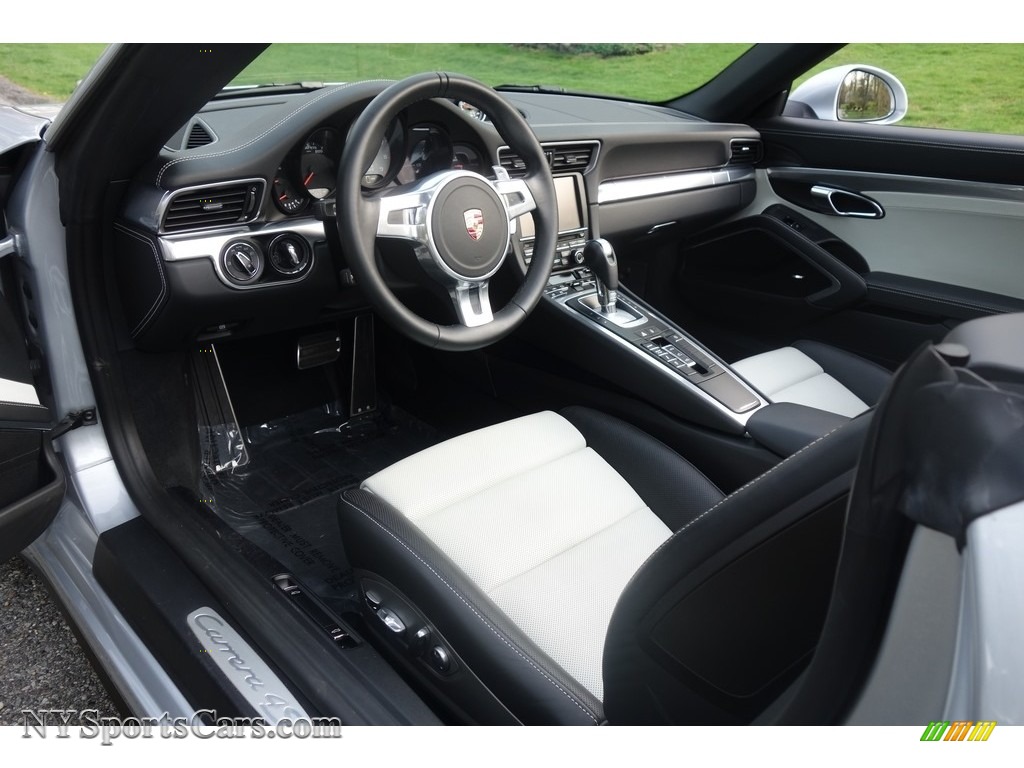 2014 911 Carrera 4S Cabriolet - Rhodium Silver Metallic / Black/Platinum Grey photo #11