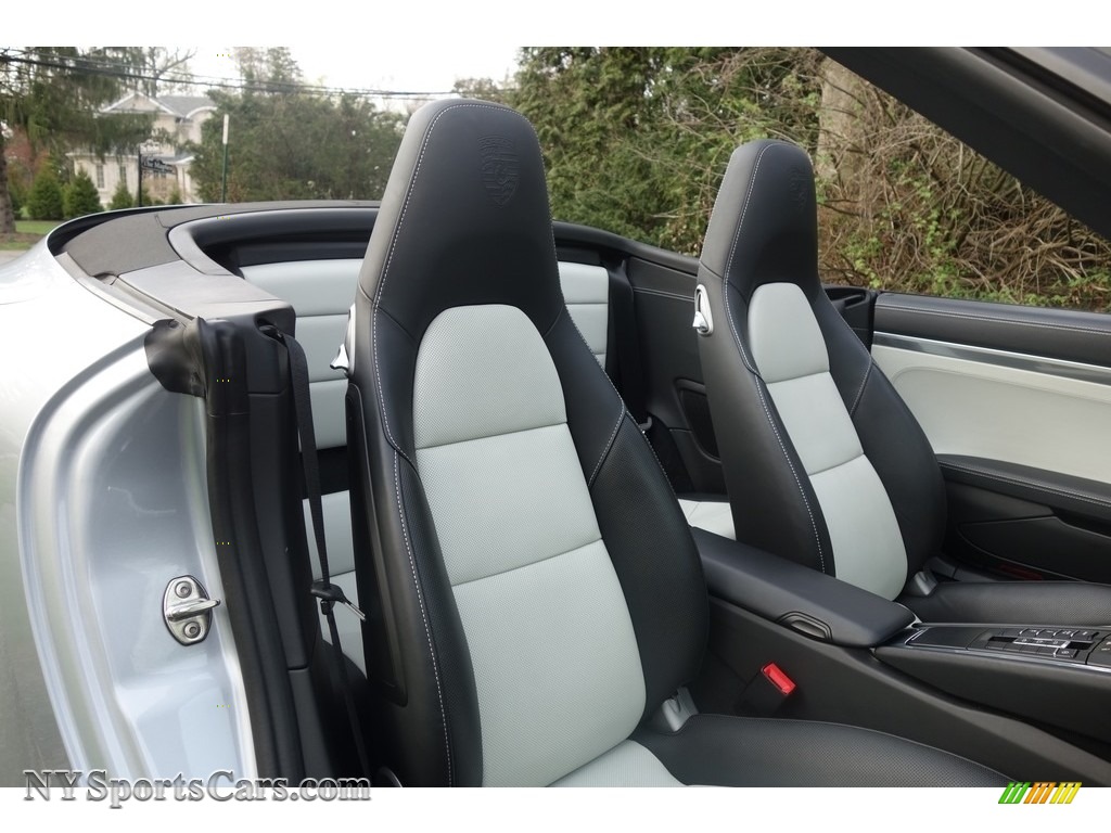2014 911 Carrera 4S Cabriolet - Rhodium Silver Metallic / Black/Platinum Grey photo #19