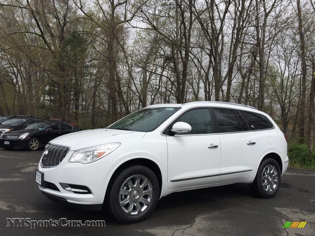 Summit White / Ebony/Ebony Buick Enclave Premium AWD