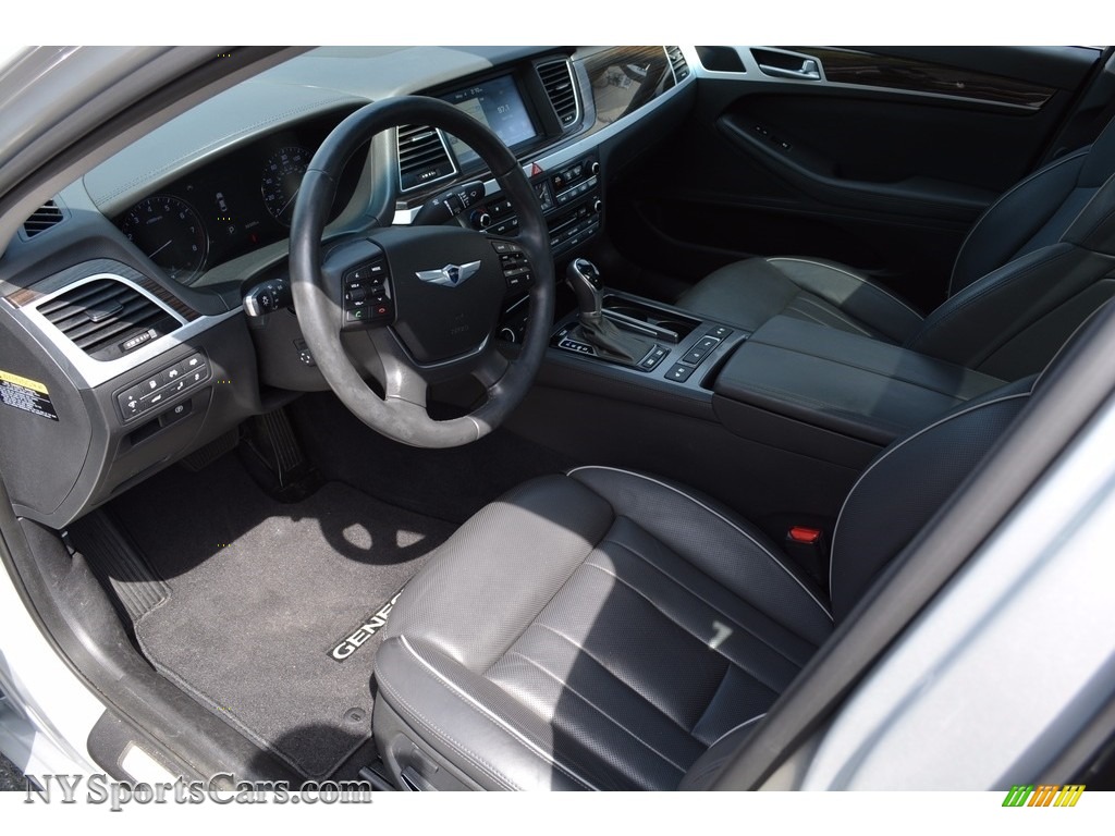 2015 Genesis 3.8 Sedan - Santiago Silver / Black photo #10