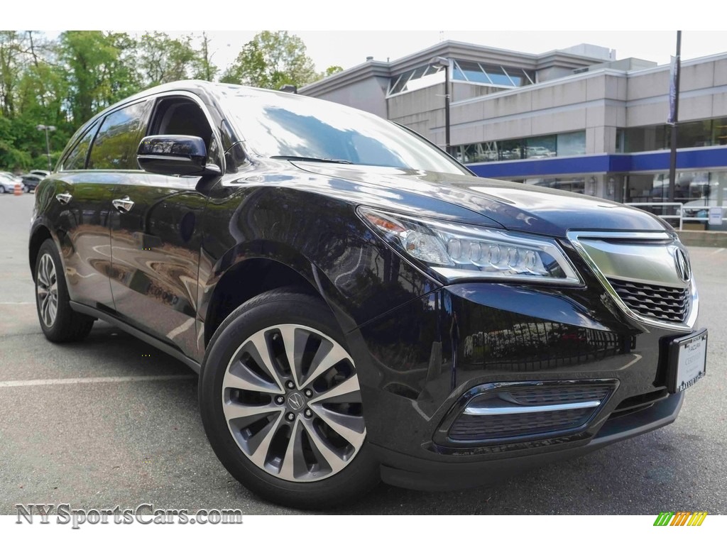 Crystal Black Pearl / Ebony Acura MDX SH-AWD Technology